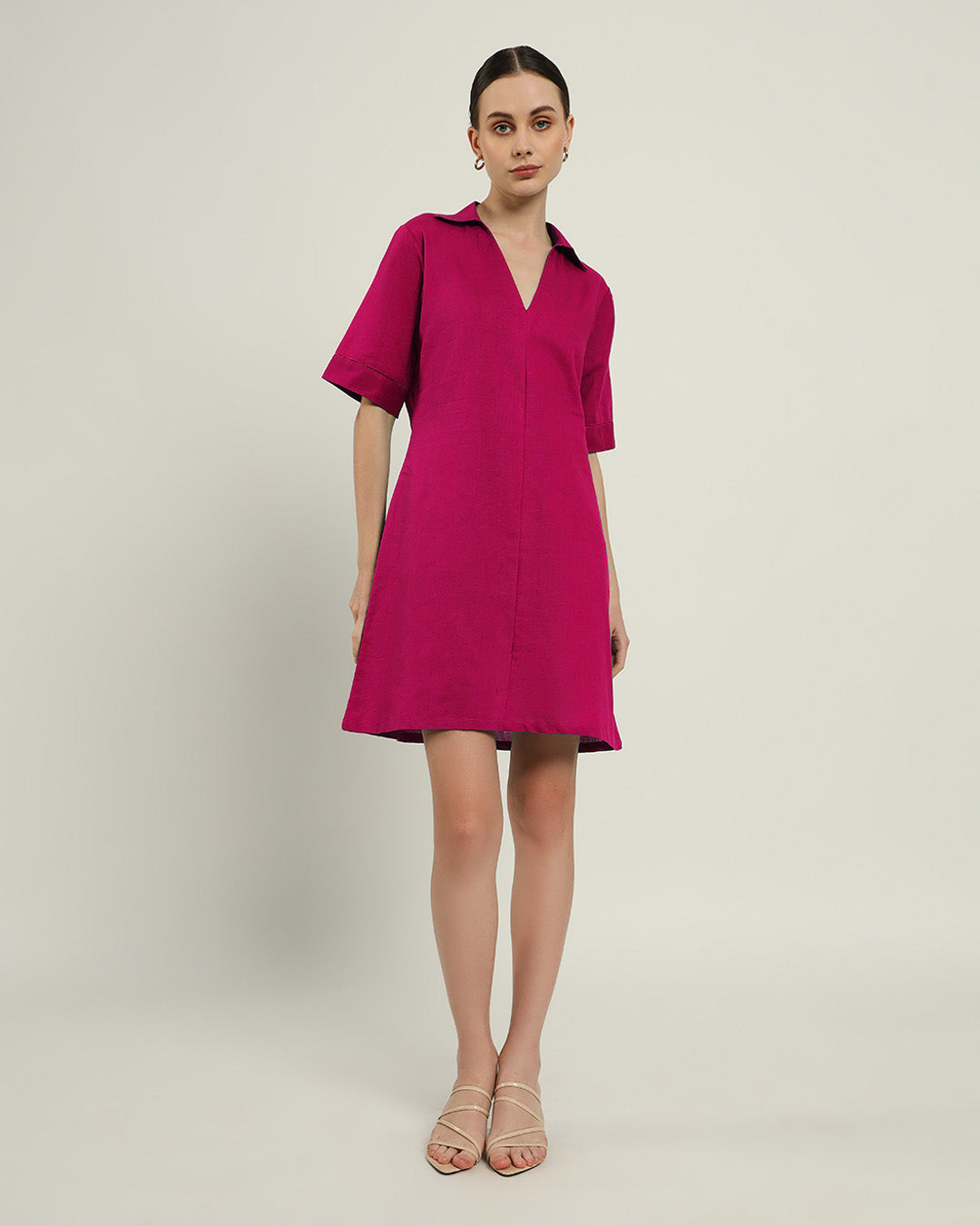 The Ermont Berry Cotton Dress
