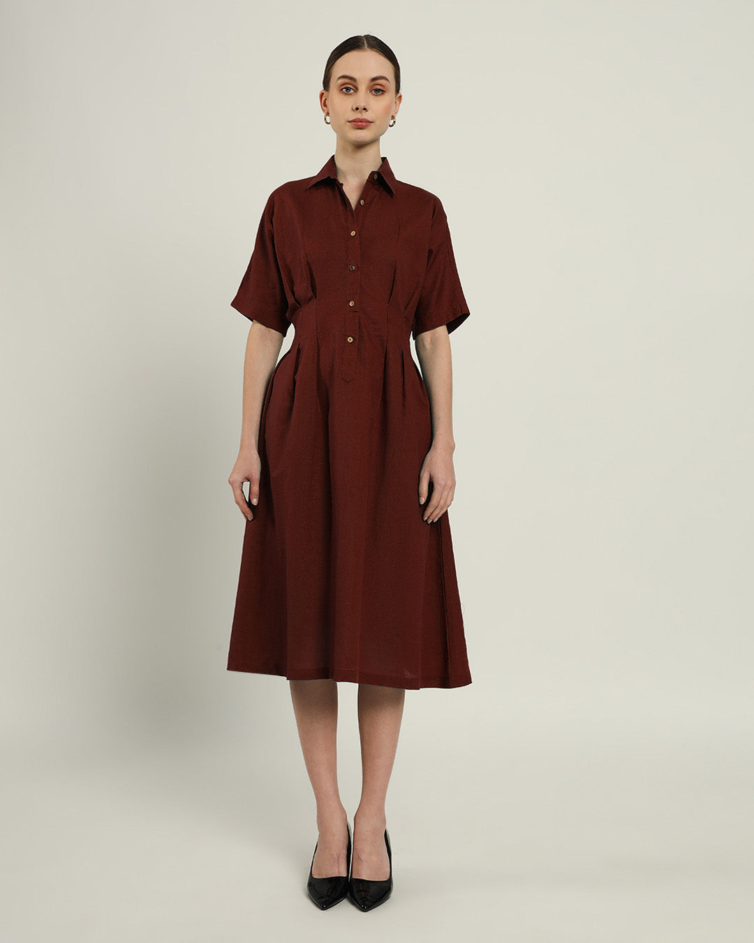 The Salford Rouge Cotton Dress