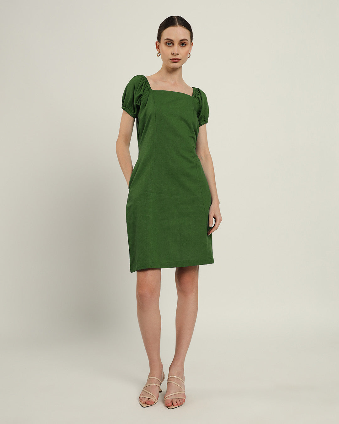 The Arar Emerald Cotton Dress