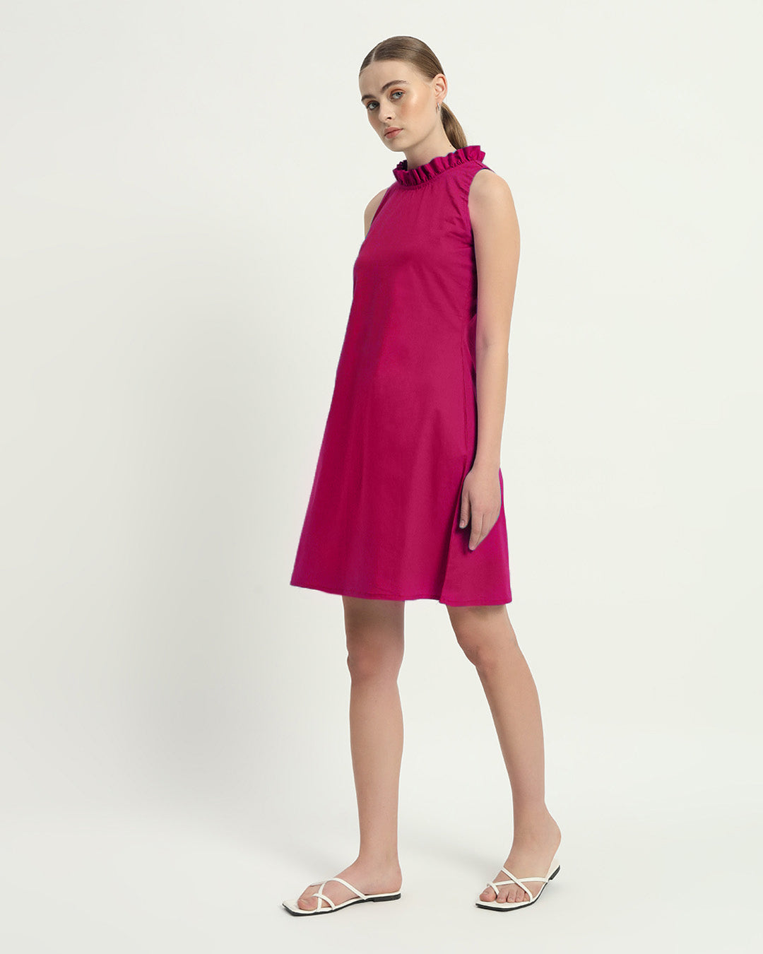 The Angelica Berry Cotton Dress