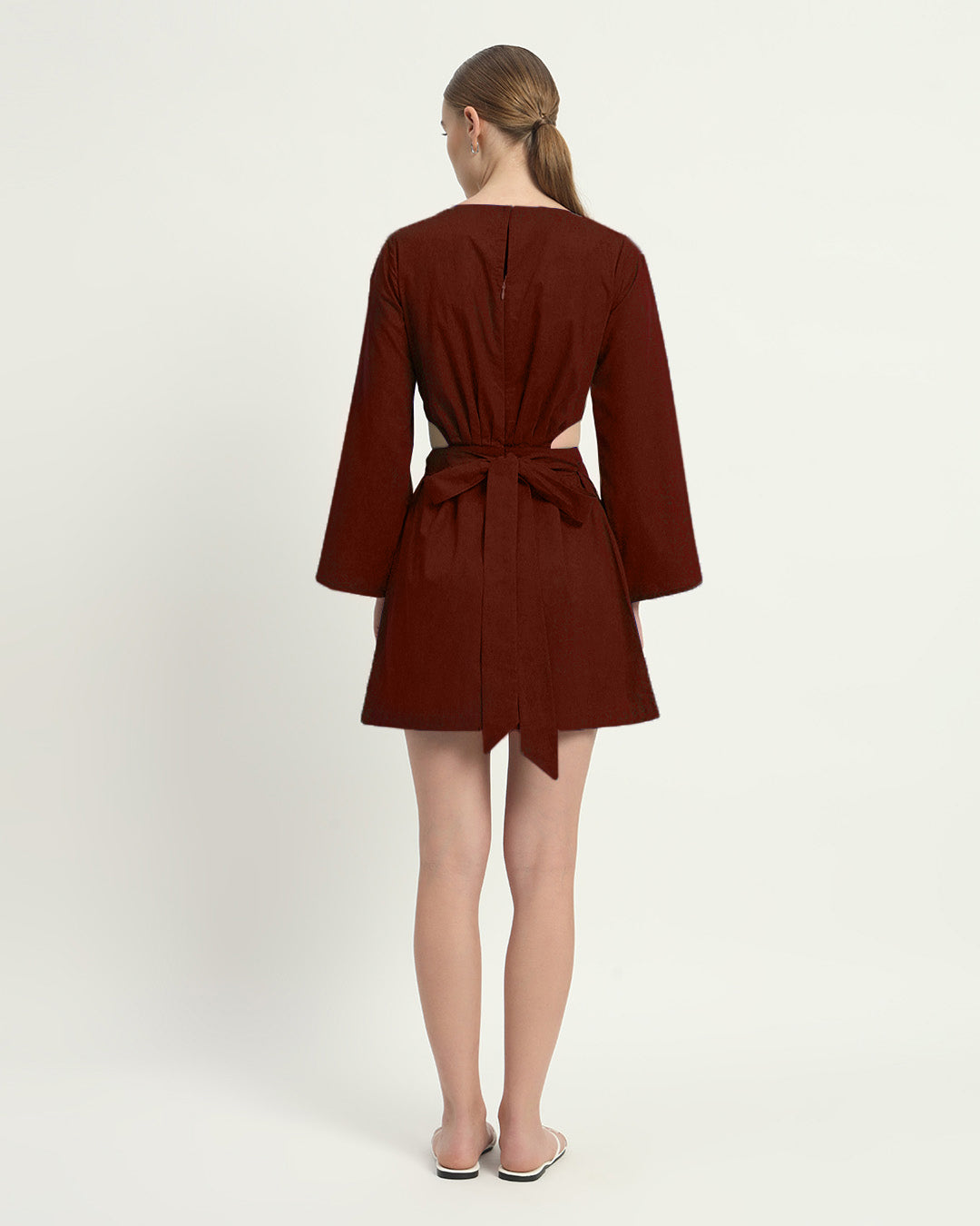 The Eloy Rouge Cotton Dress