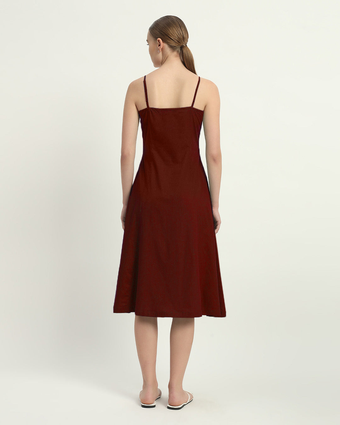 The Valatie Rouge Cotton Dress
