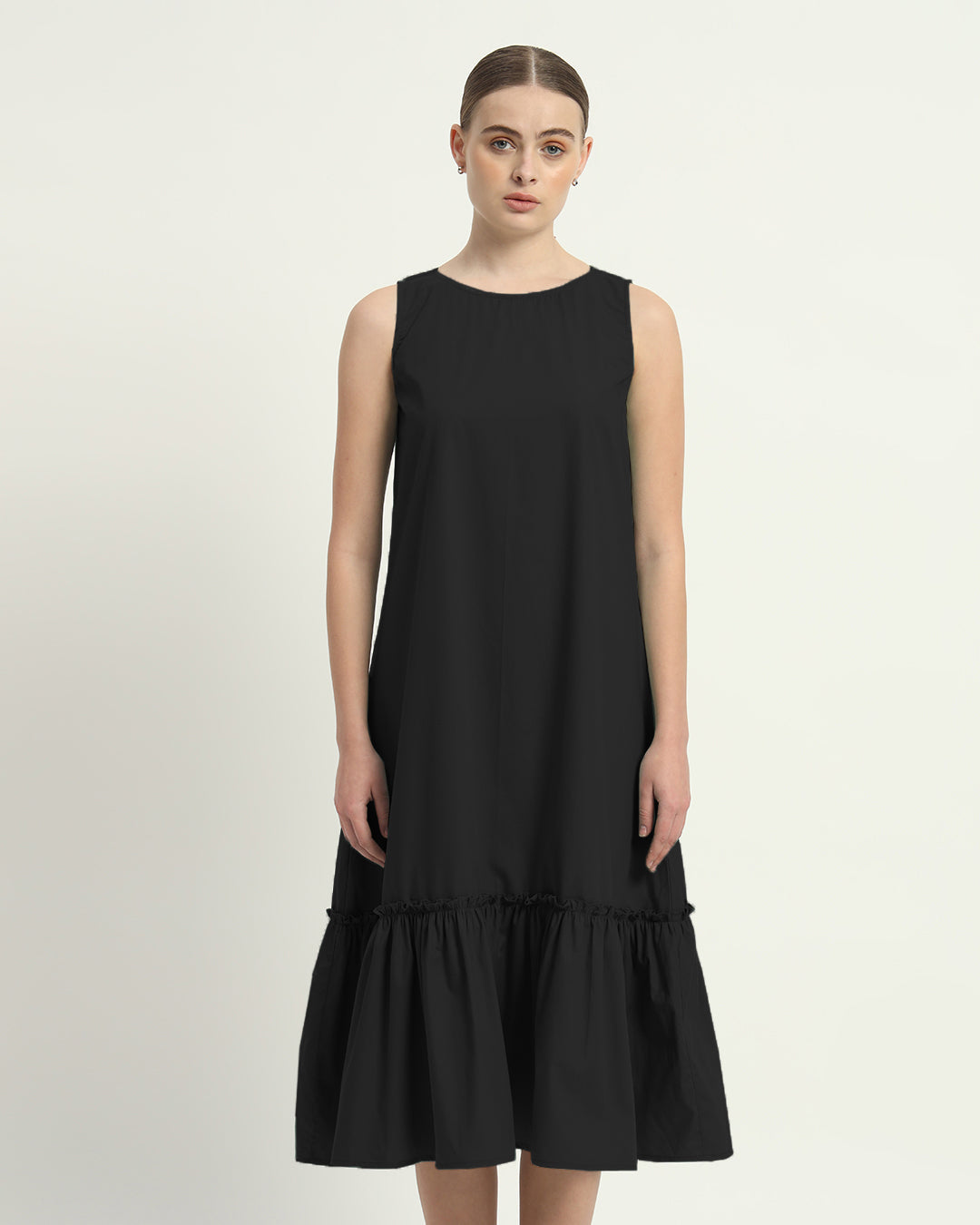 The Millis Noir Cotton Dress