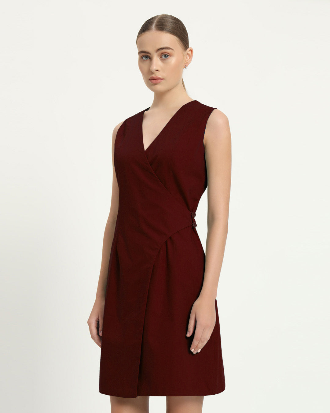 The Augsberg Rouge Cotton Dress