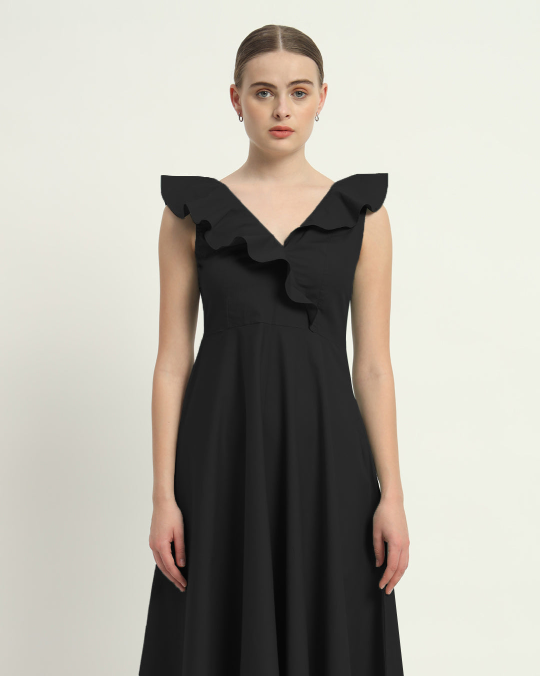 The Albany Noir Cotton Dress
