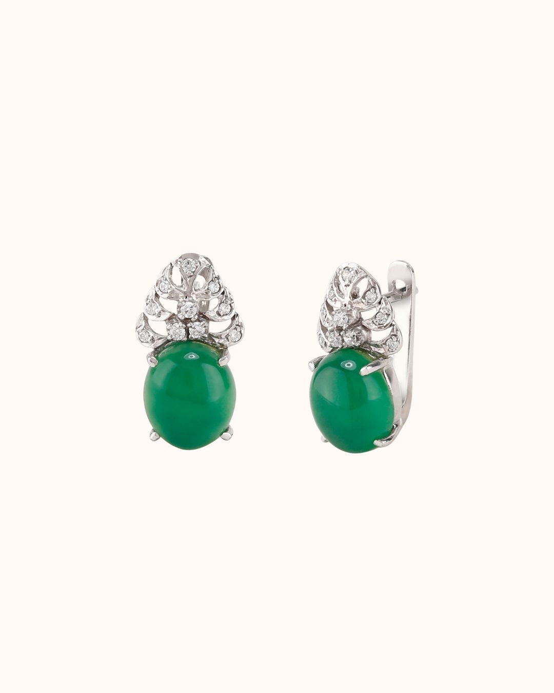 B'dazzling in Jade Earrings