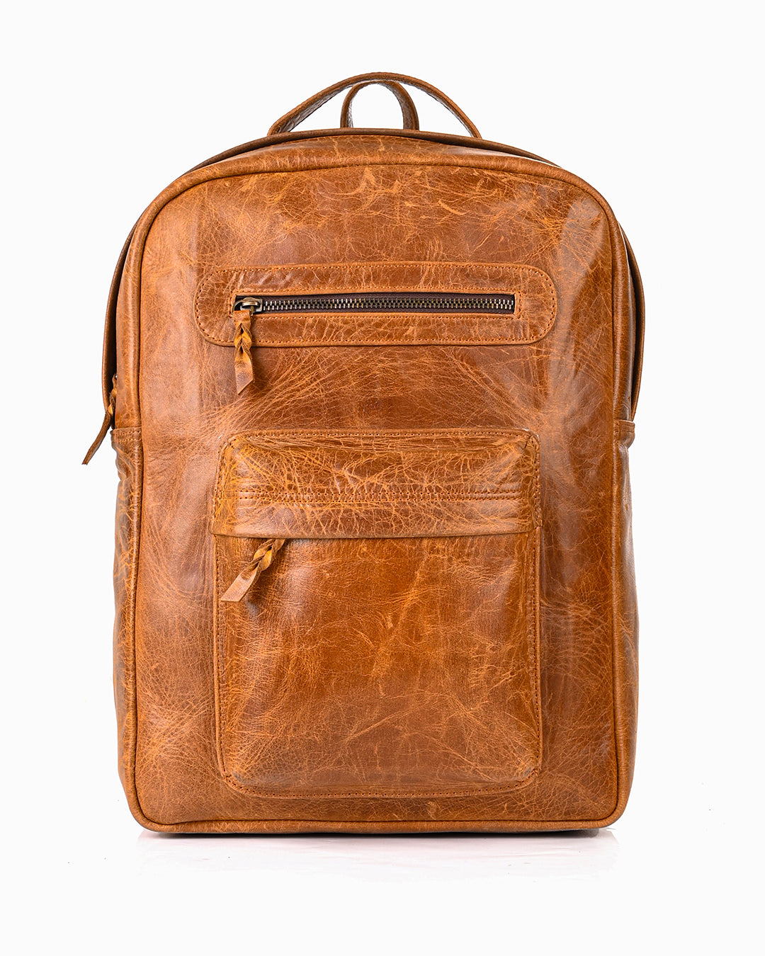 Leather Laptop Backpack