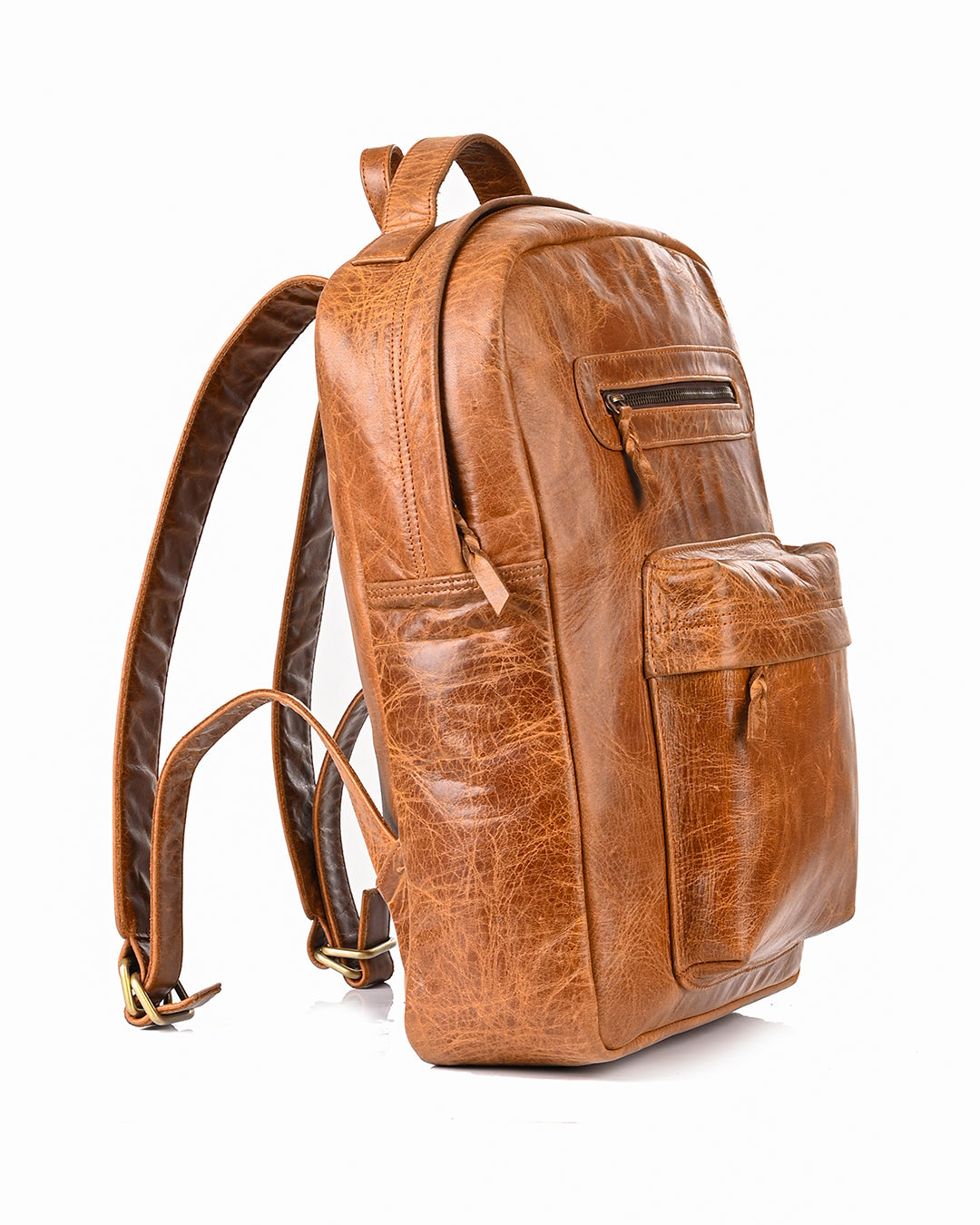 Leather Laptop Backpack