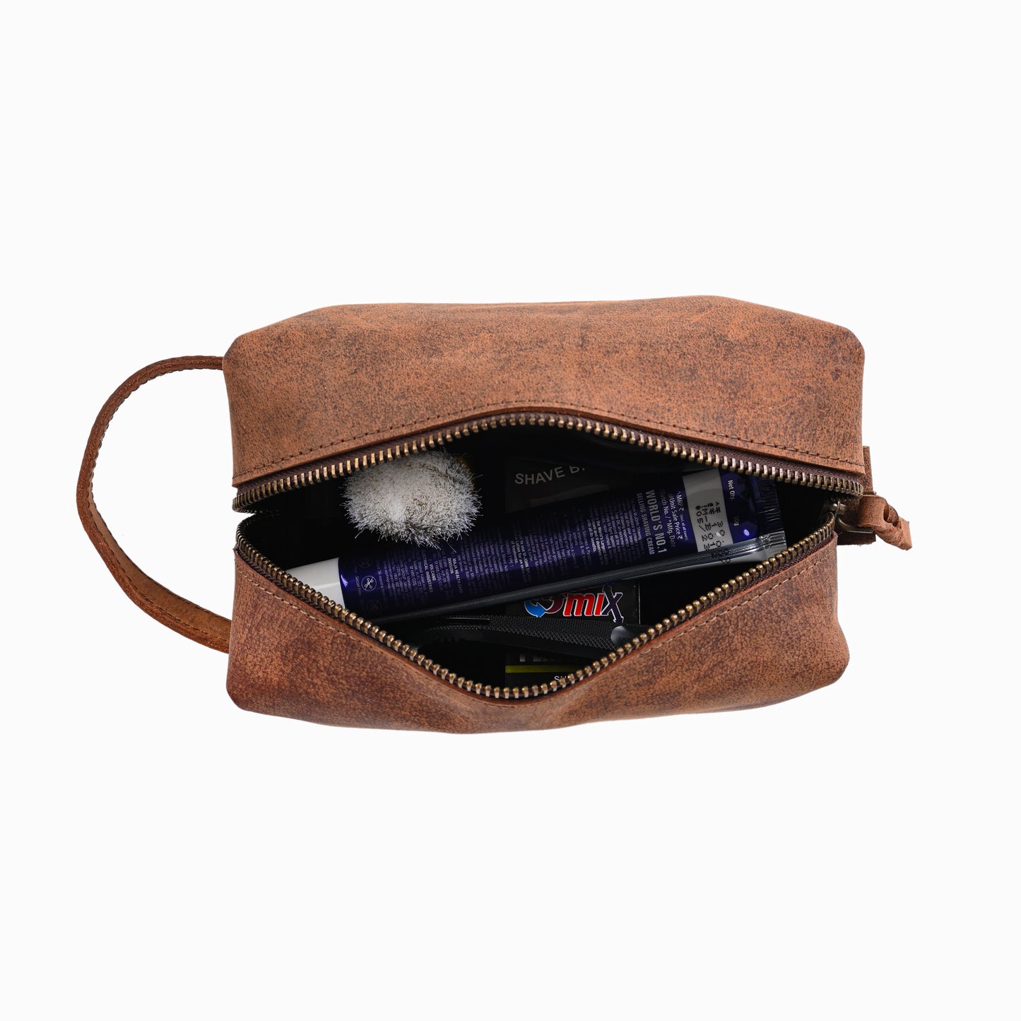 Leather Large Dopp Kit