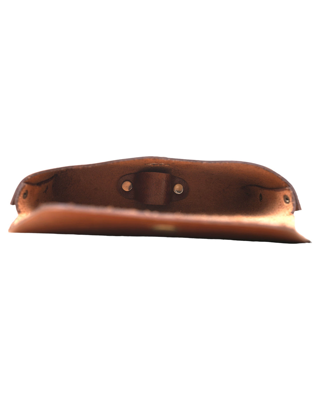 Leather Sunglass Case with Magnetic Button
