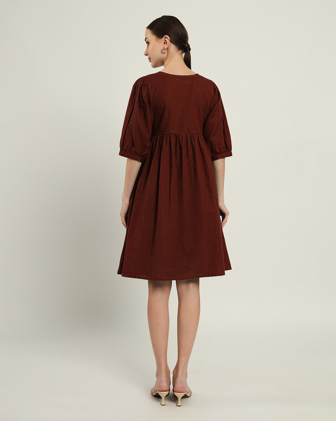 The Aira Rouge Cotton Dress