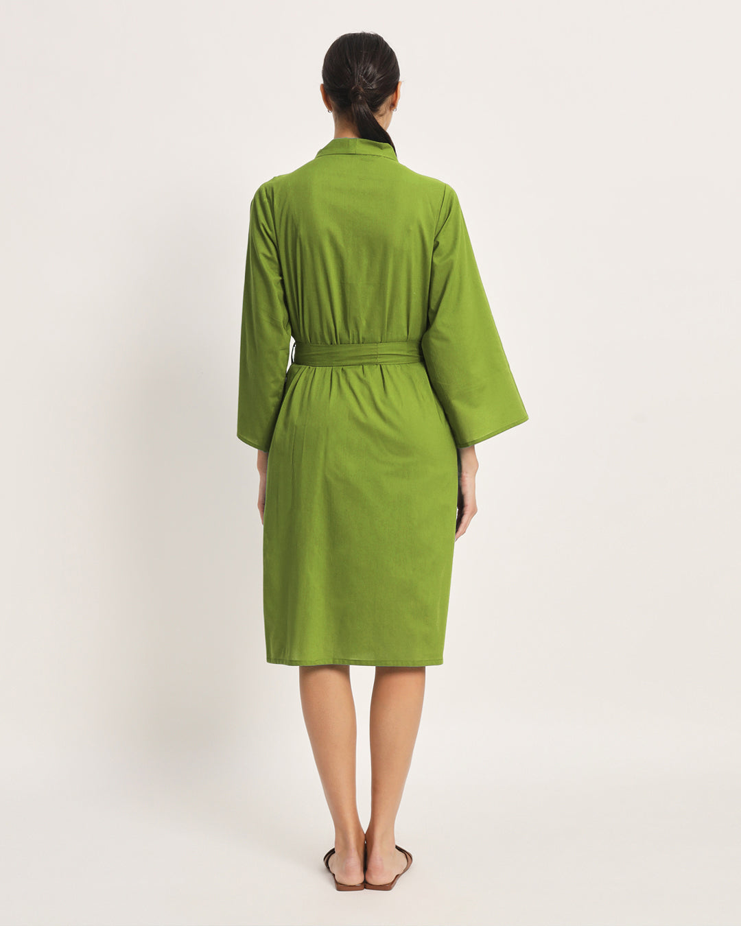 Sage Green Bump & Beyond Maternity & Nursing Dress