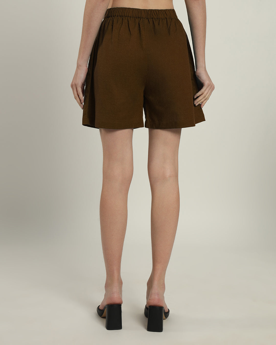 Nutshell High-Waisted Pleated Shorts