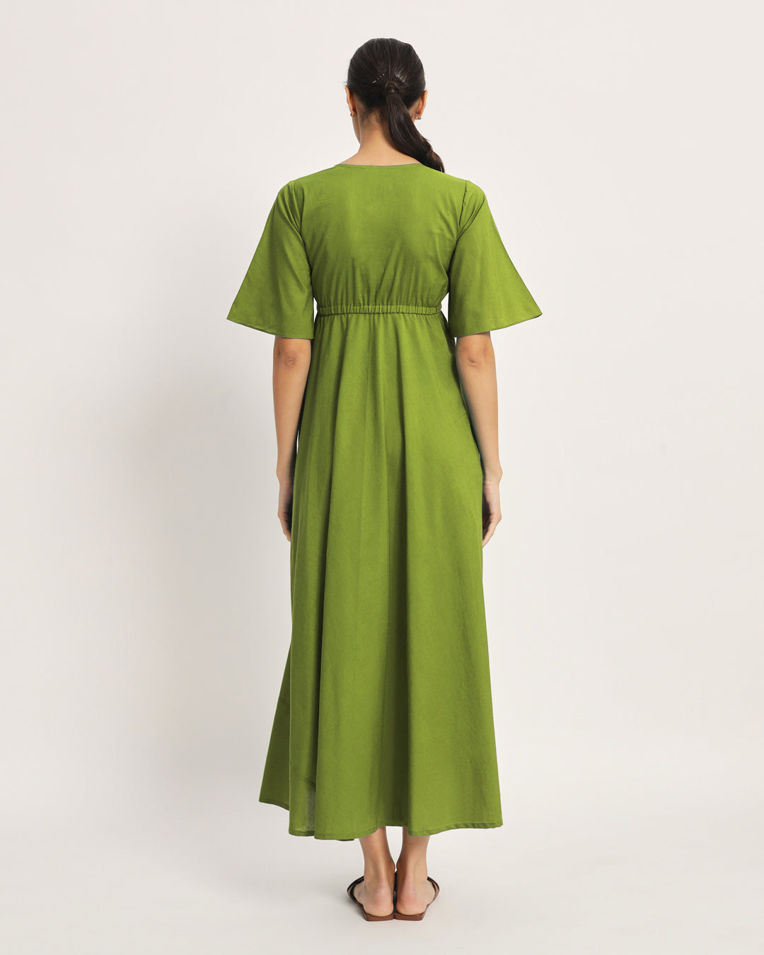 Sage Green Life Bloom Maternity & Nursing Dress