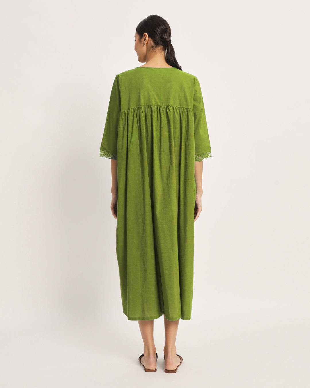 Sage Green Preggo & Posh Maternity & Nursing Dress
