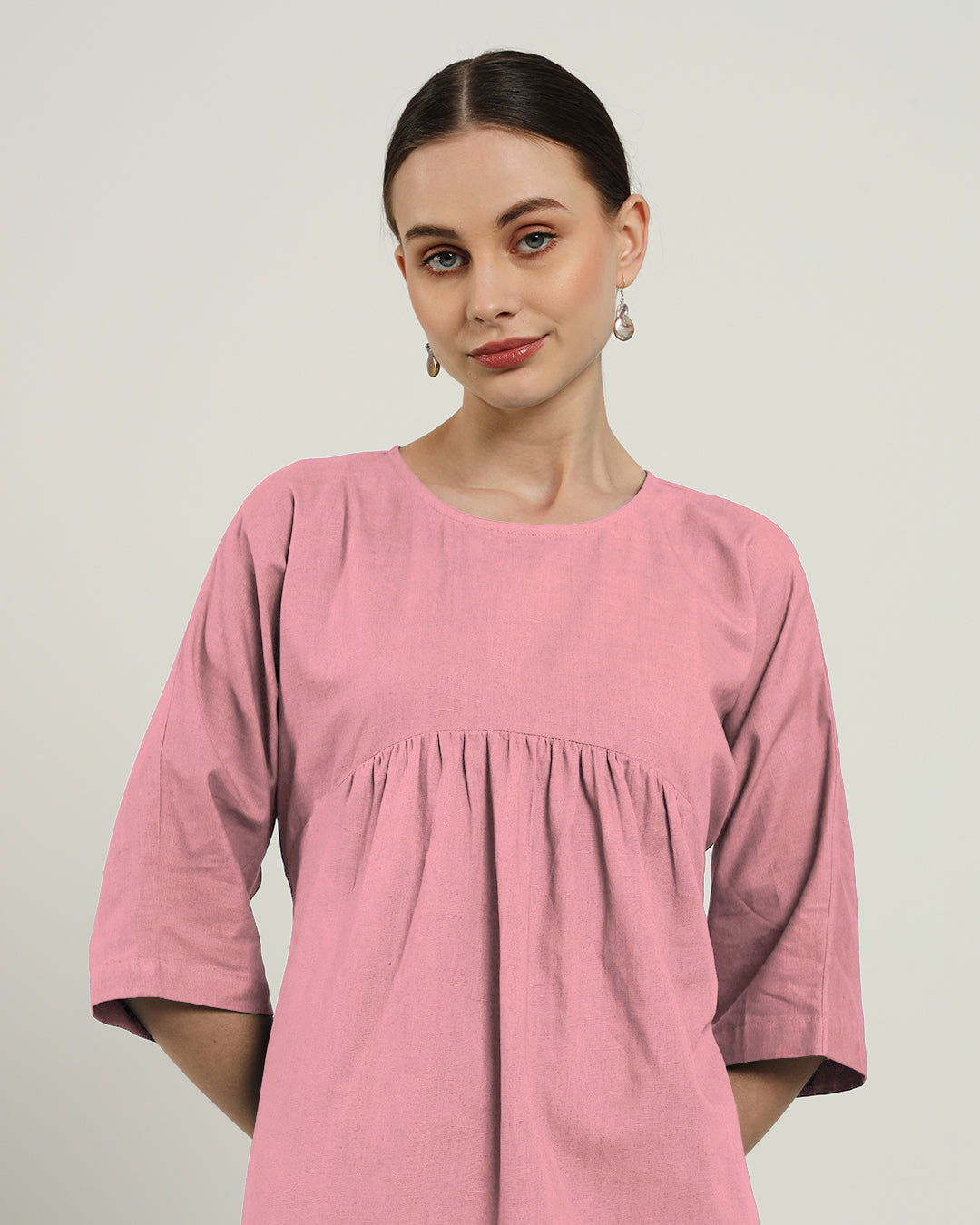 The Monrovia Fondant Pink Cotton Dress
