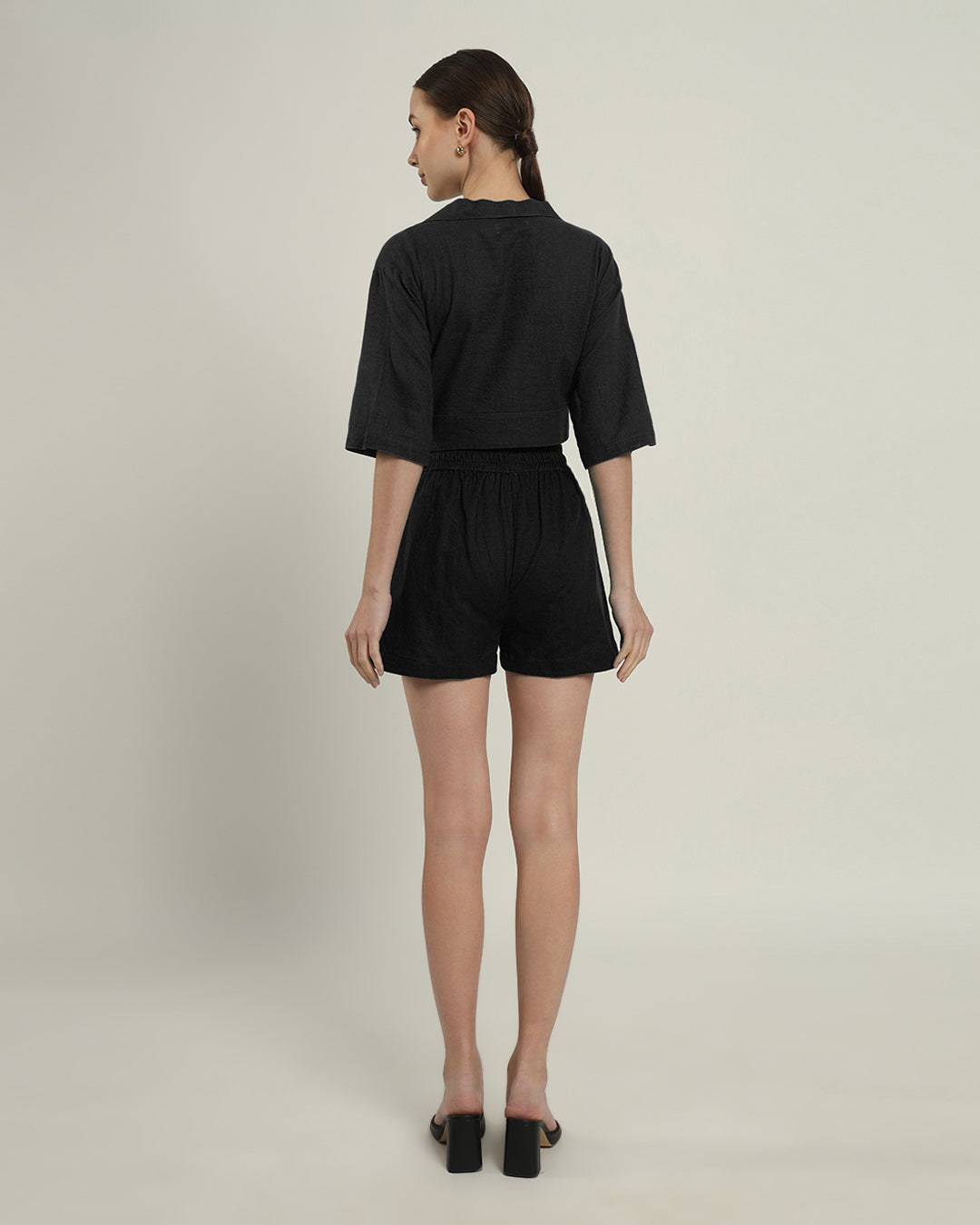 Shorts Matching Set - Noir V Grace Gather