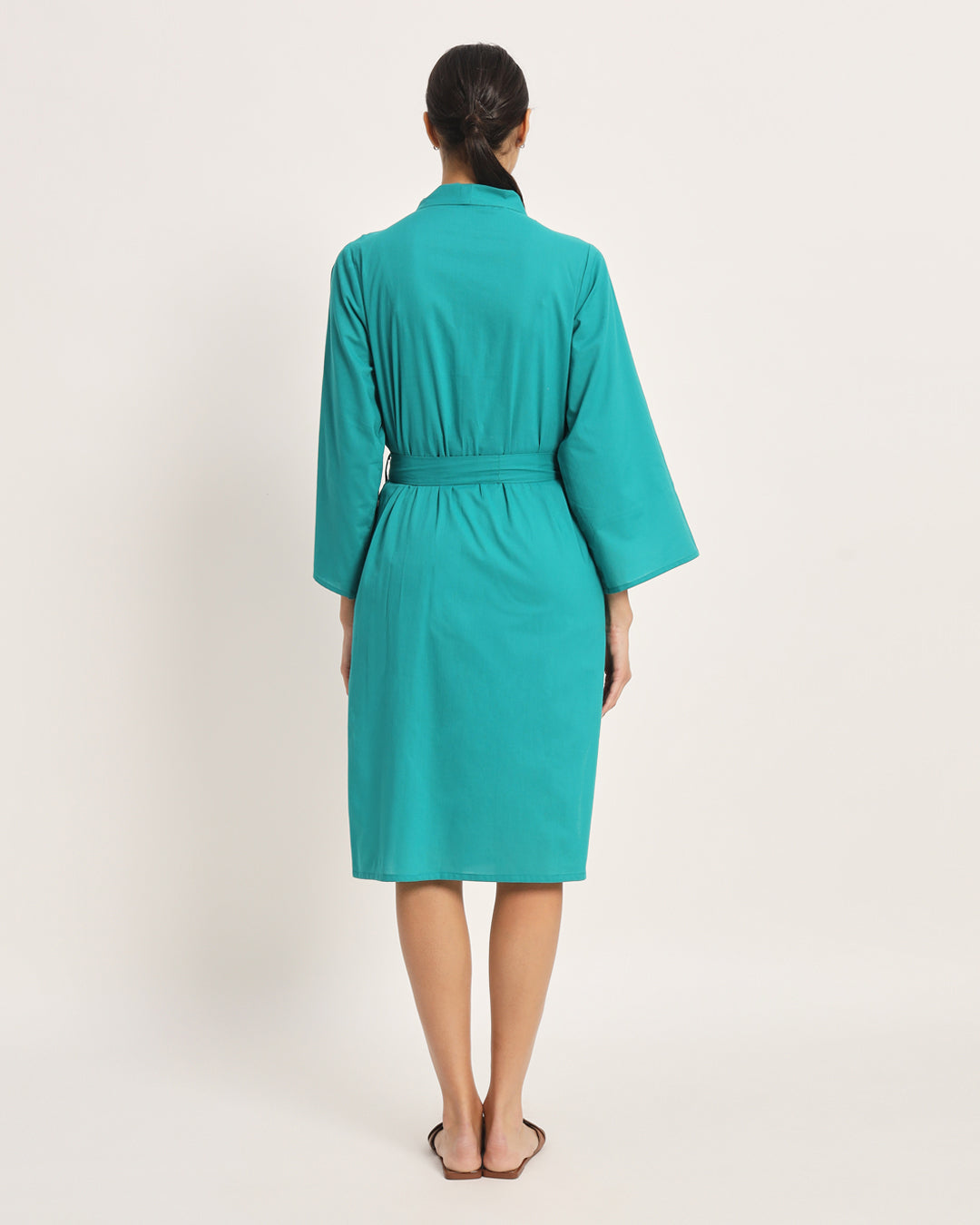 Green Gleam Bump & Beyond Maternity & Nursing Dress