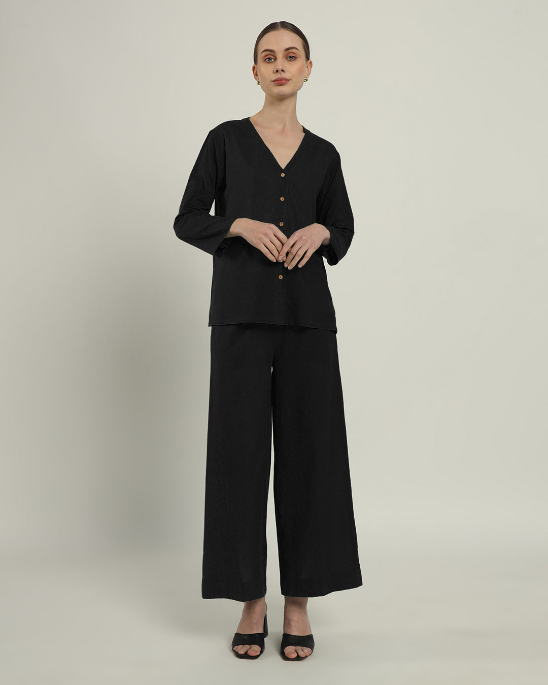 Pants Matching Set- Noir Classic Grace