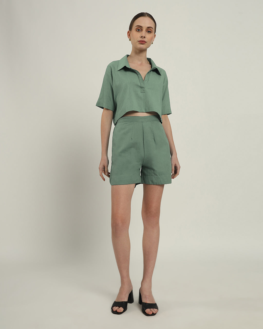 Shorts Matching Set- Mint Cityspace