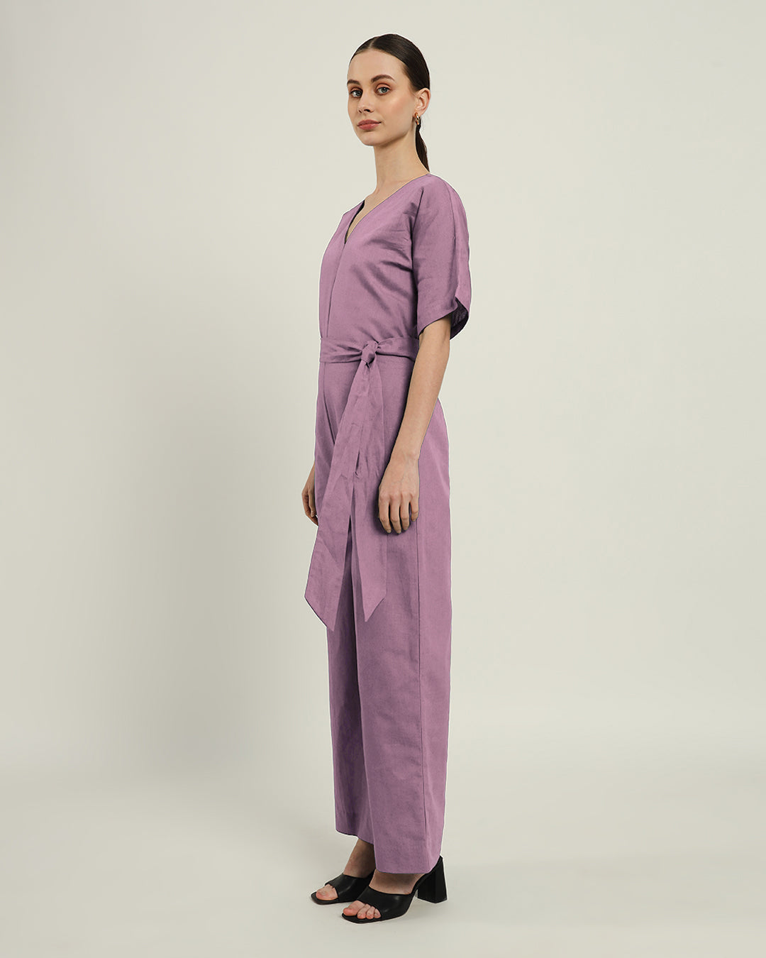 Purple Swirl Sunny Things V Neck Jumpsuit