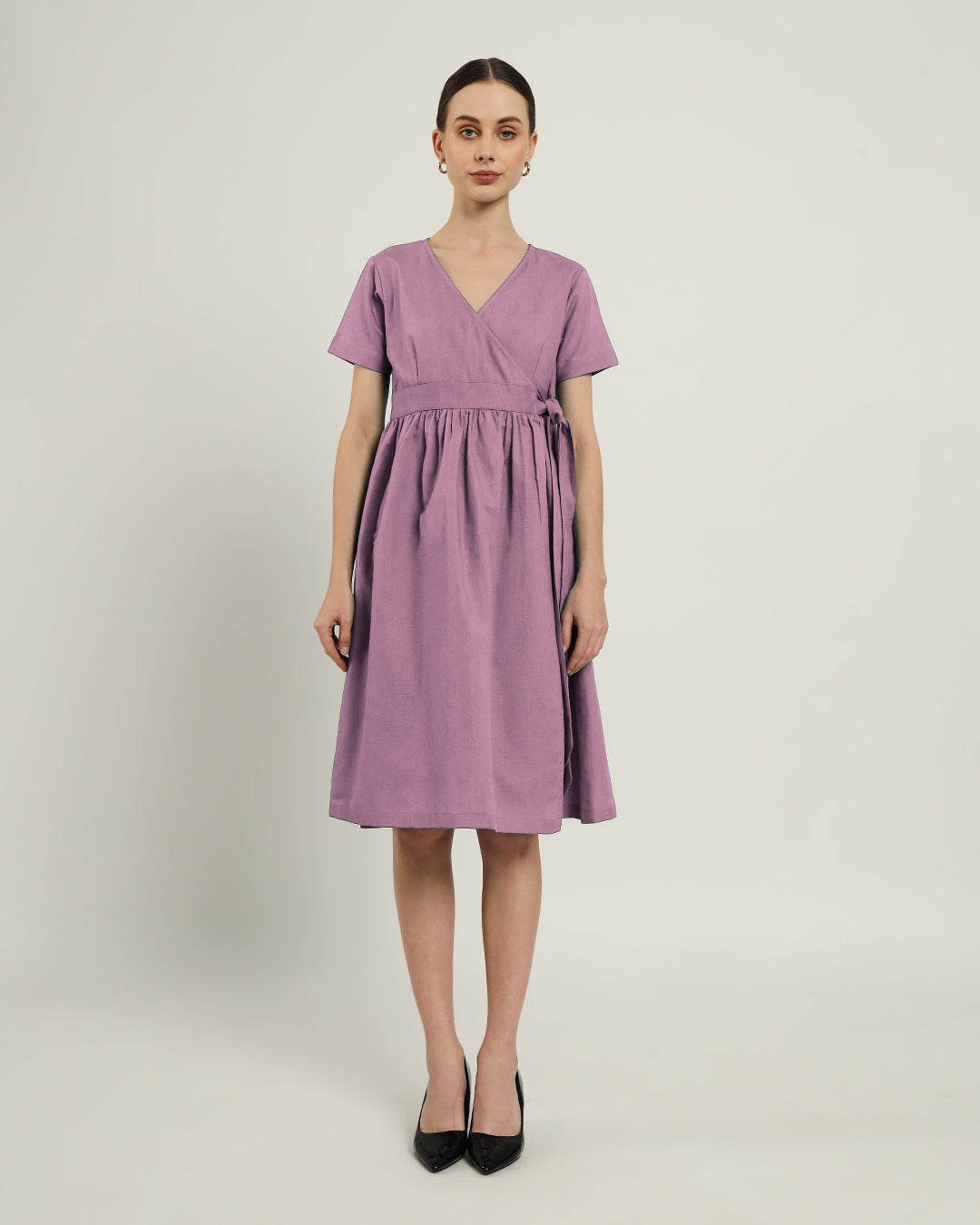 The Miyoshi Purple Swirl Cotton Dress