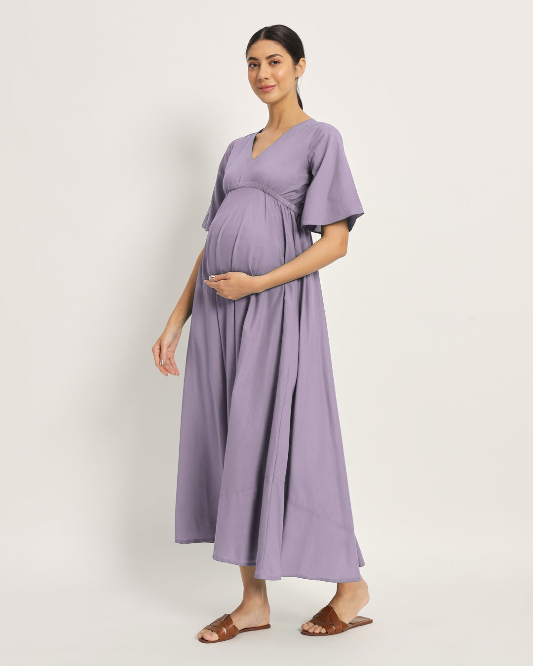Lilac Life Bloom Maternity & Nursing Dress