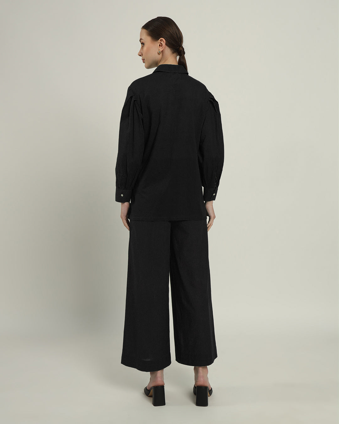 Pants Matching Set- Noir Flare & Flair