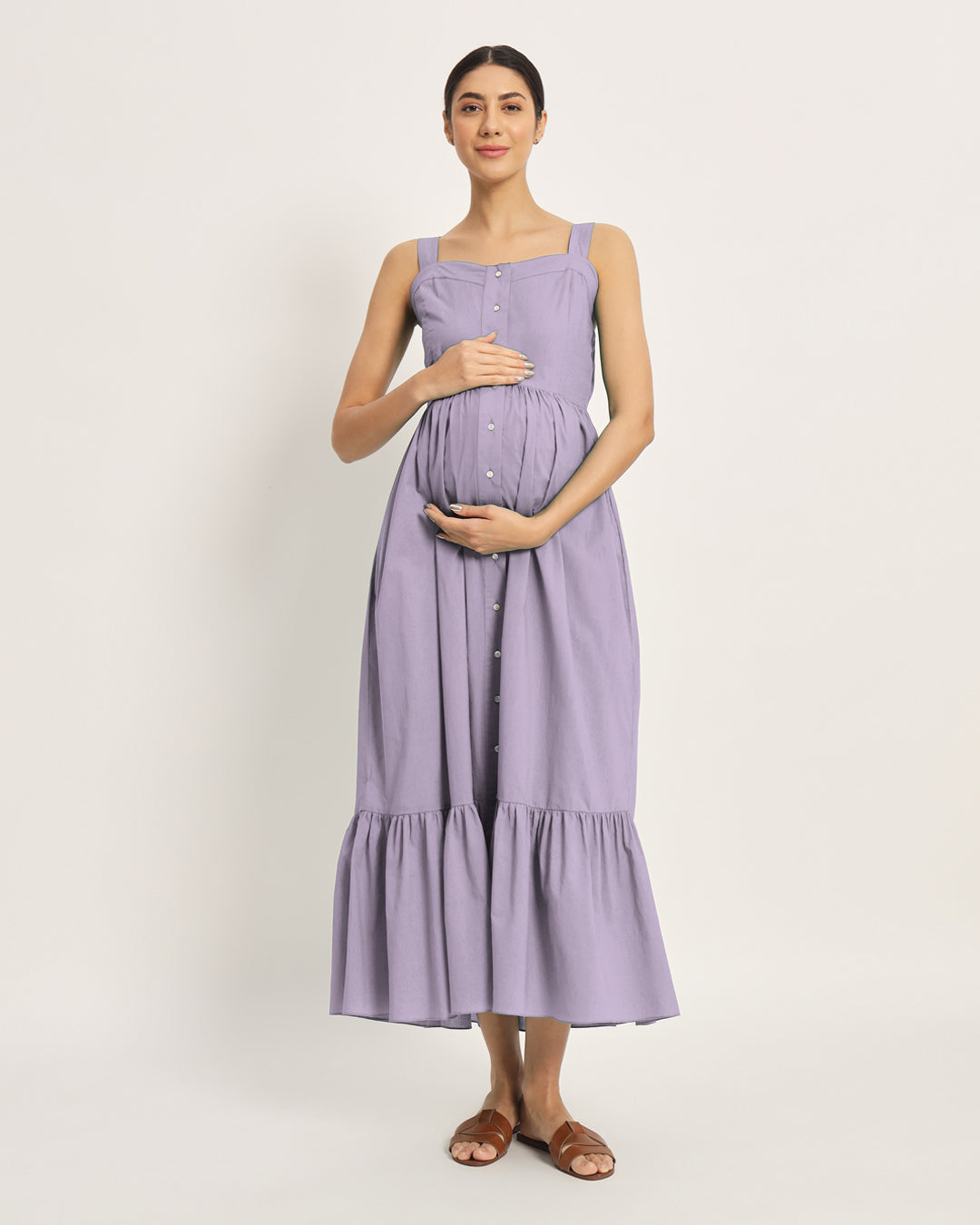 Lilac Mama Modish Maternity & Nursing Dress