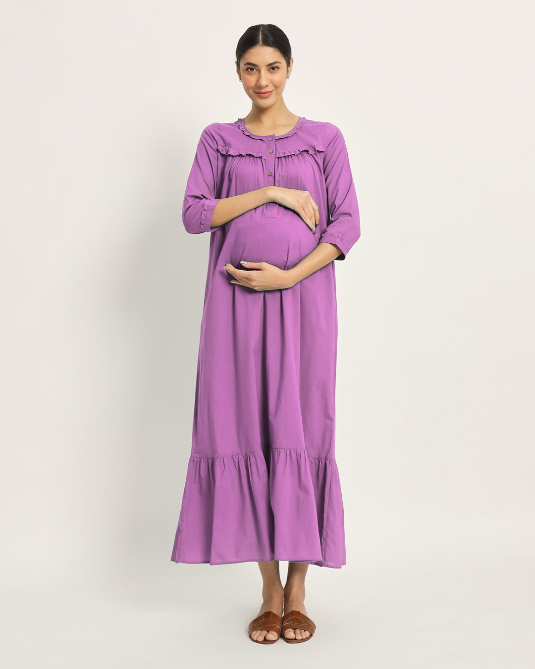 Wisteria Bella Mama Maternity & Nursing Dress