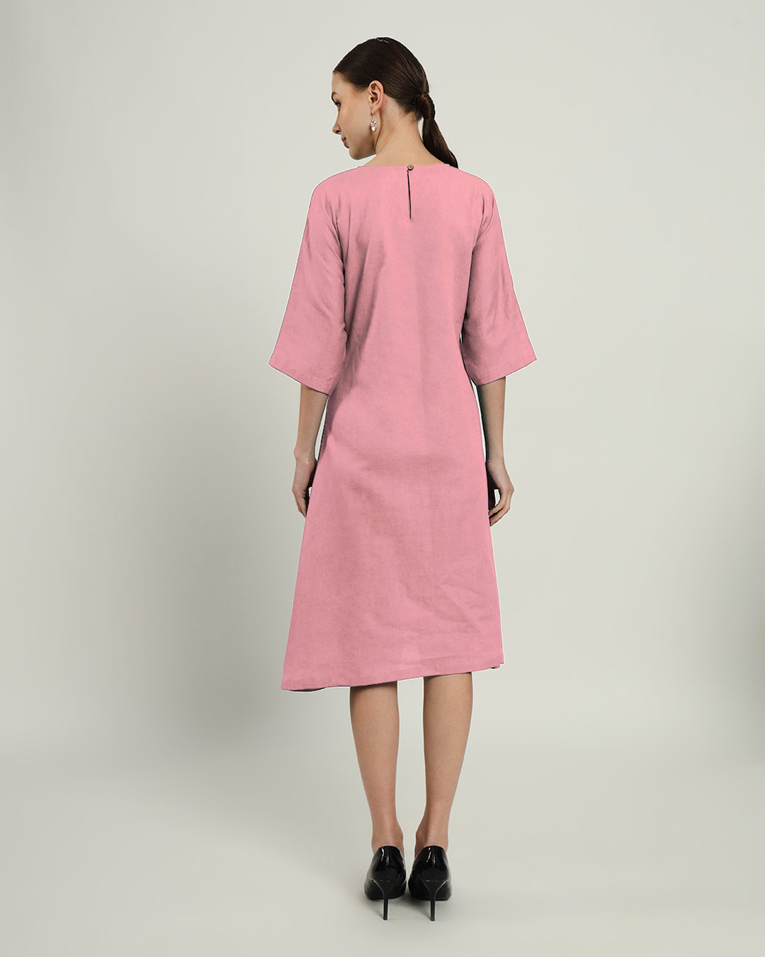 The Monrovia Fondant Pink Cotton Dress