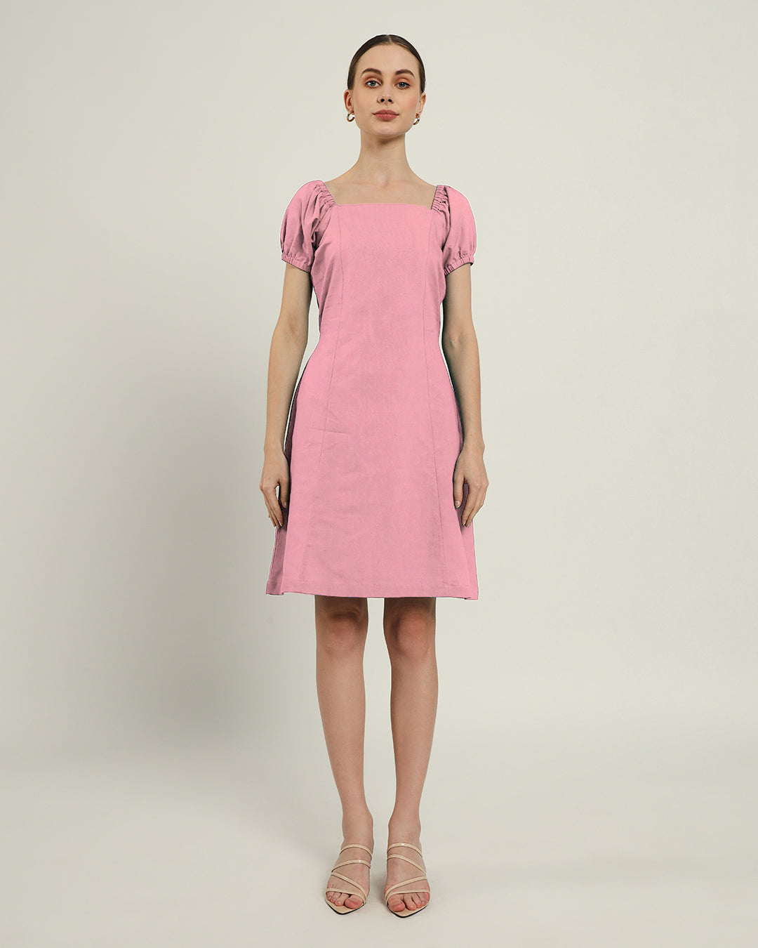 The Arar Fondant Pink Cotton Dress