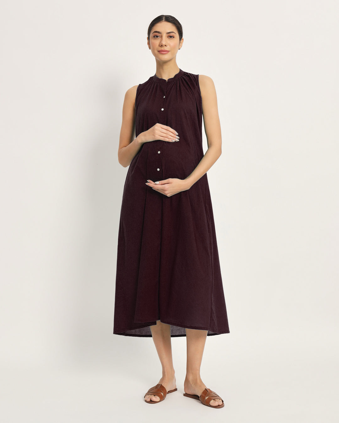 Plum Passion Mommy Must-Haves Maternity & Nursing Dress