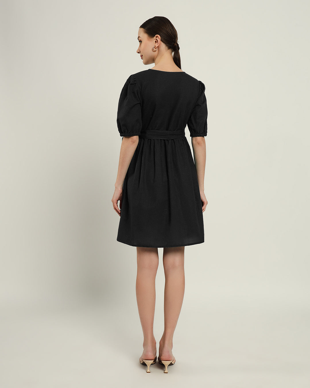 The Inzai Noir Cotton Dress