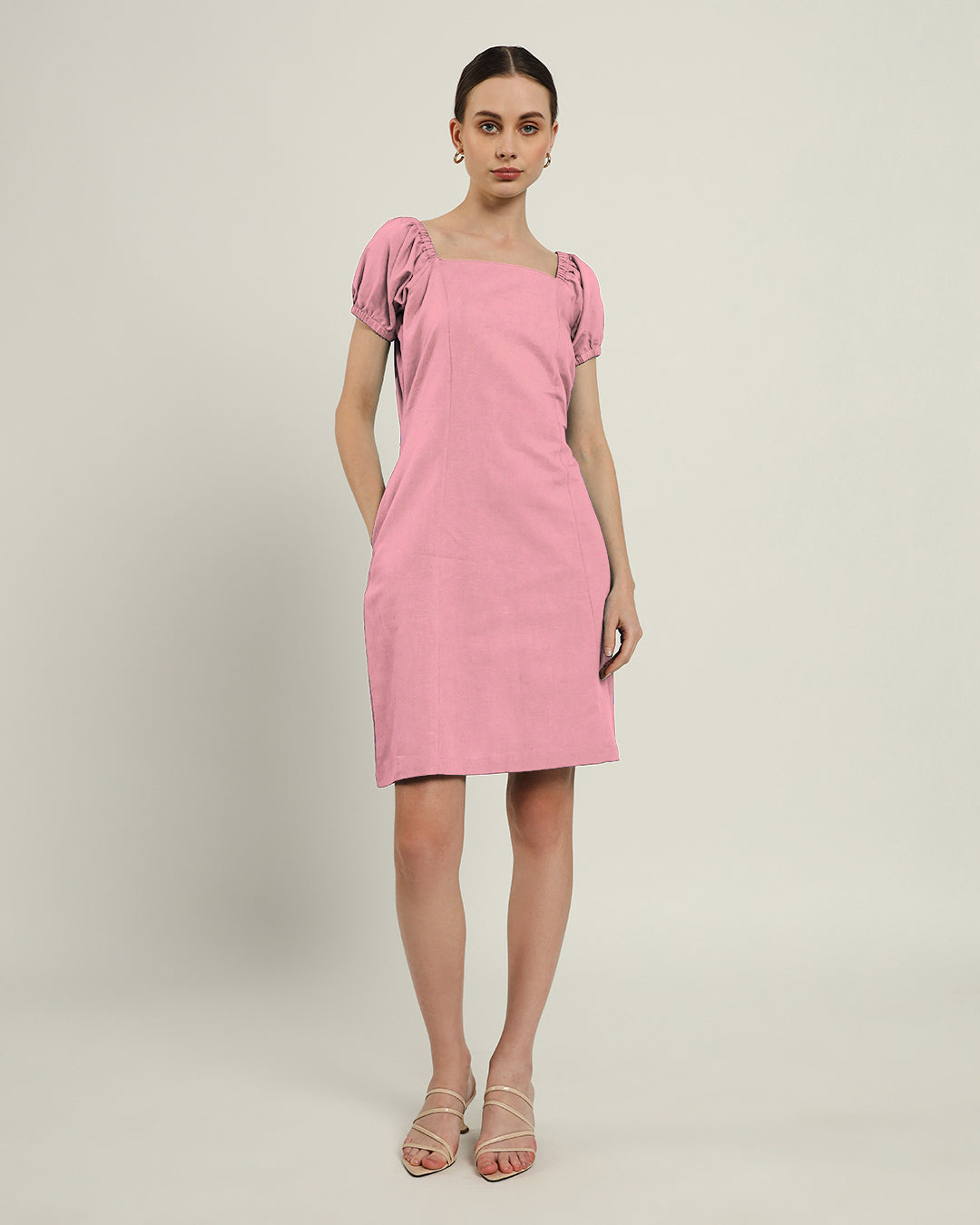 The Arar Fondant Pink Cotton Dress