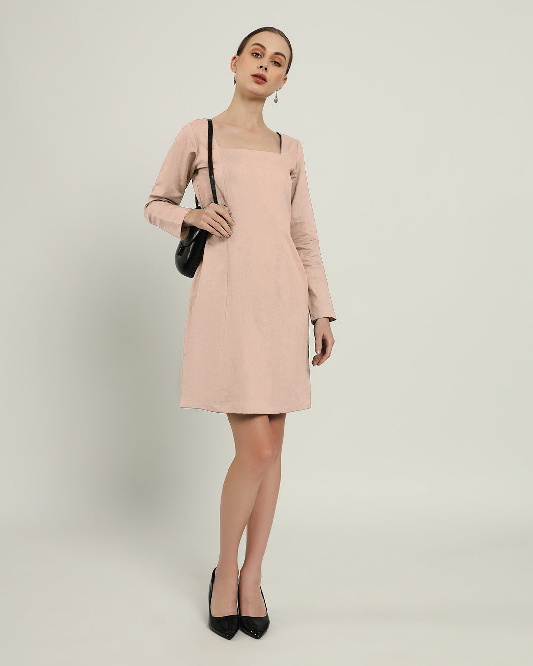 The Auburn Bisque Linen Dress