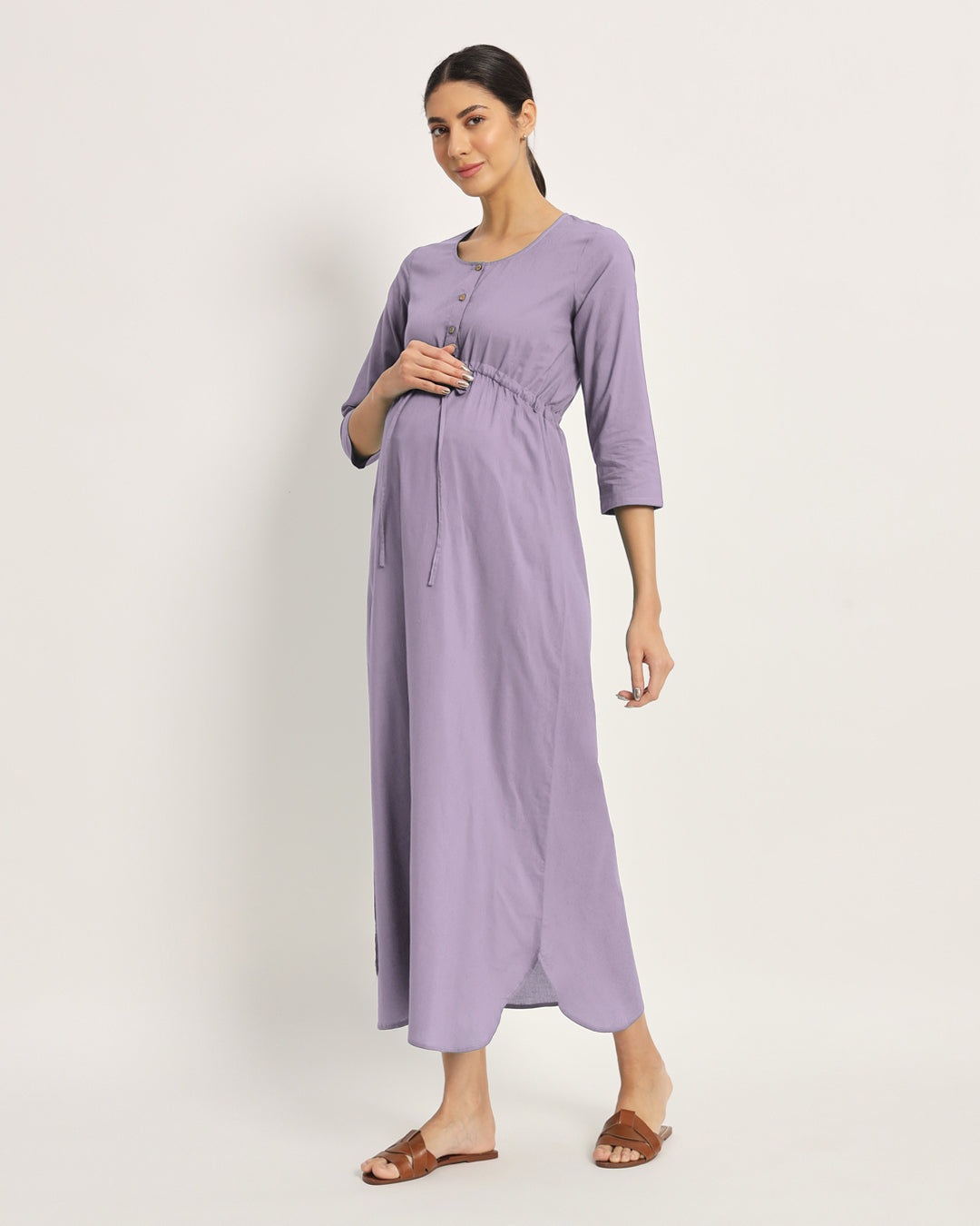 Lilac Oh Mama! Maternity & Nursing Dress