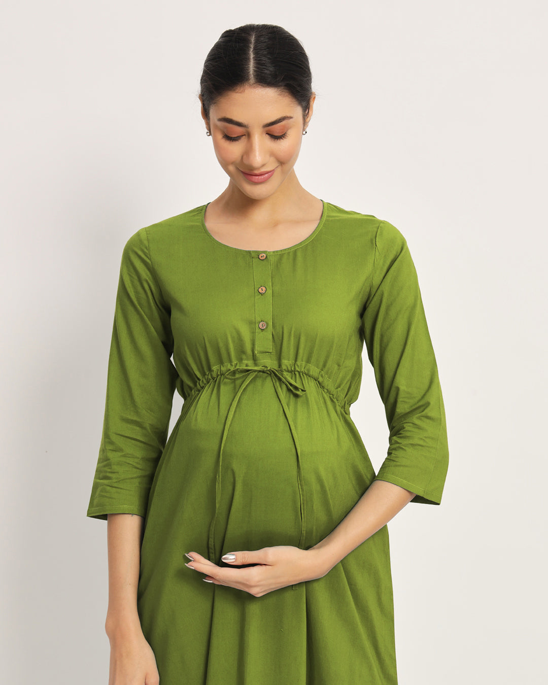 Sage Green Oh Mama! Maternity & Nursing Dress