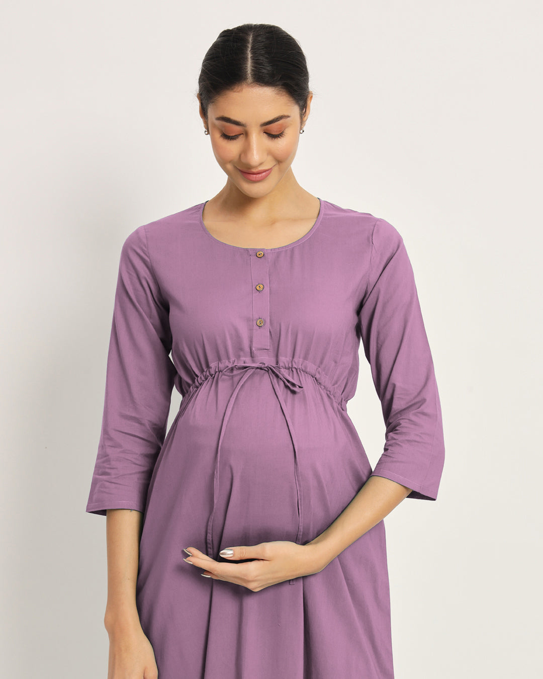 Iris Pink Oh Mama! Maternity & Nursing Dress