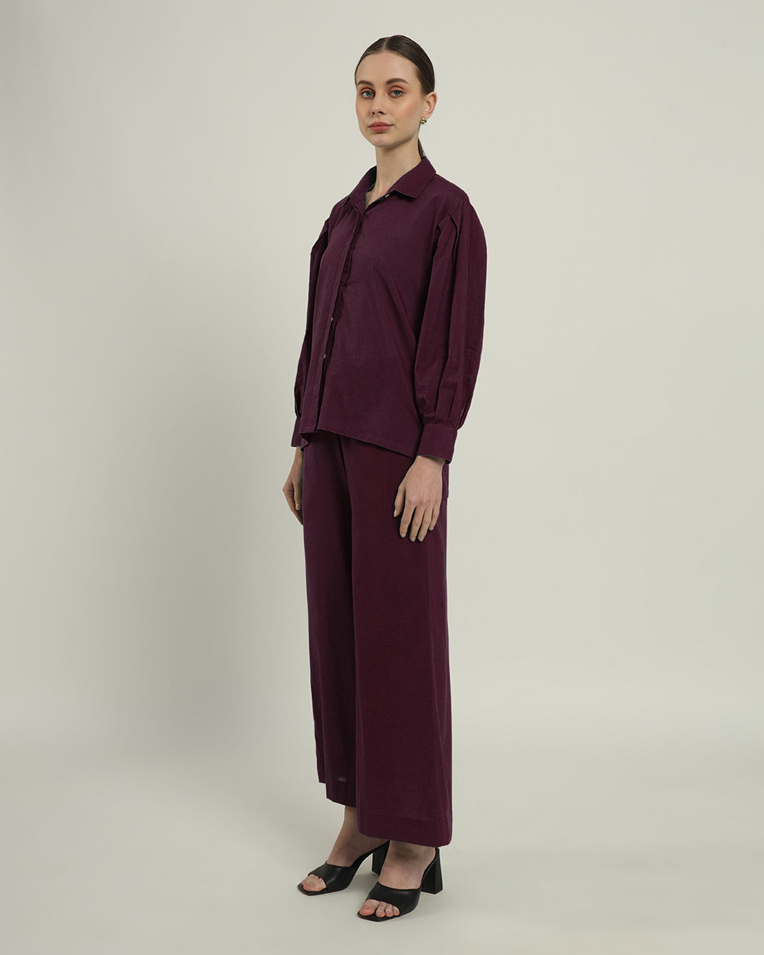 Pants Matching Set- Plum Passion Flare & Flair