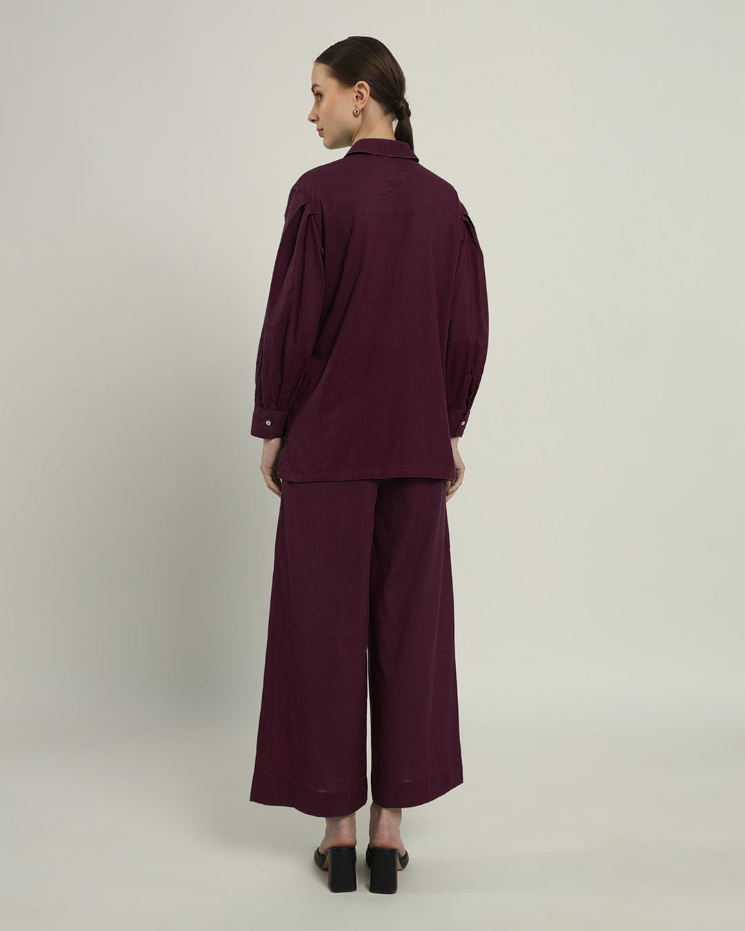 Pants Matching Set- Plum Passion Flare & Flair