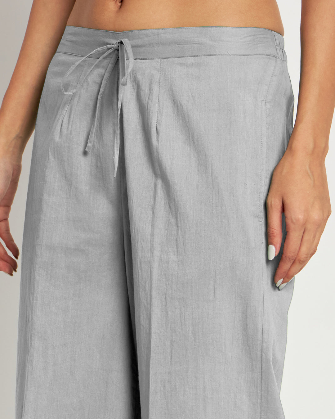 Iced Grey Wide Pants