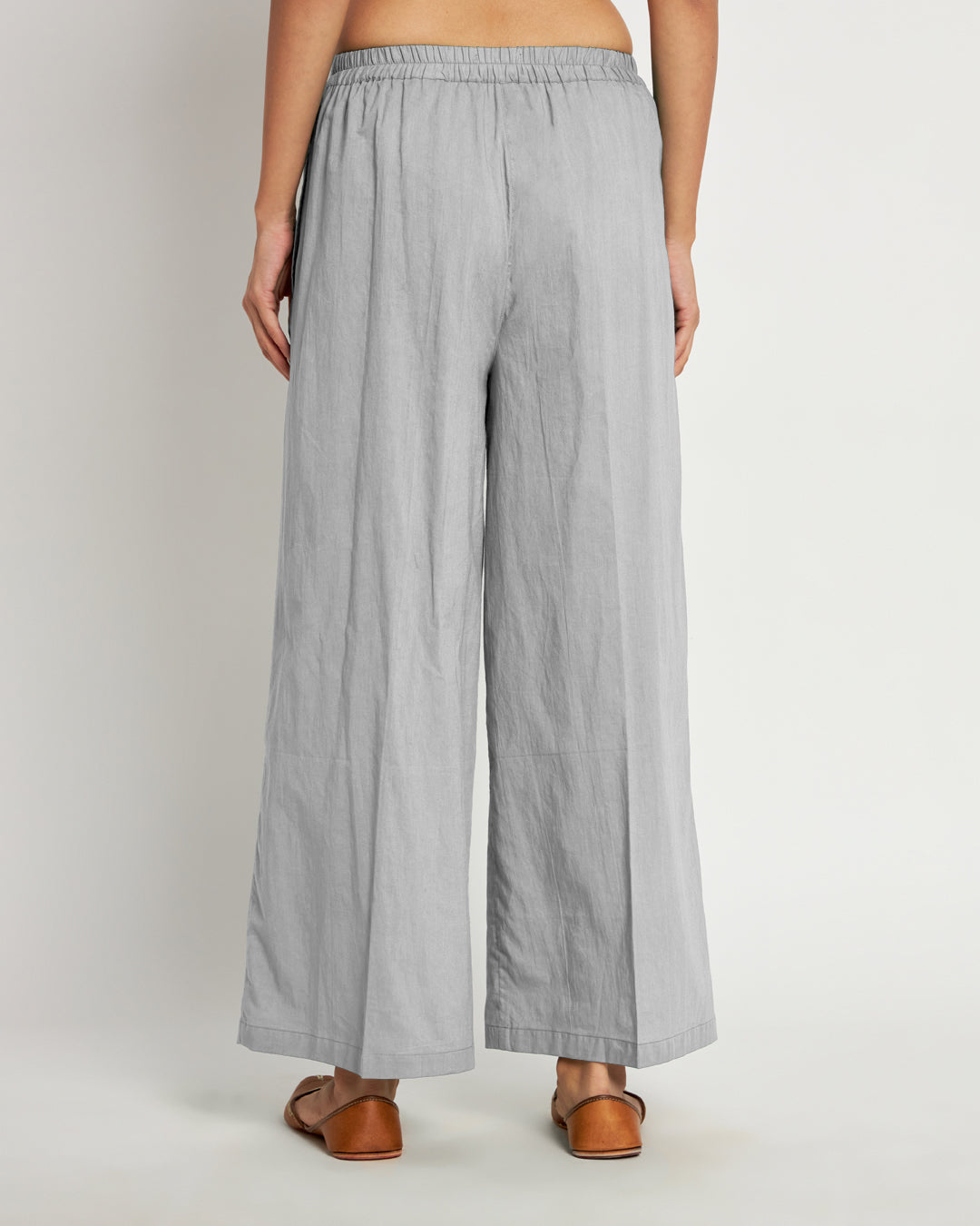 Iced Grey Wide Pants